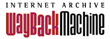 Internet Archives Wayback Machine logo